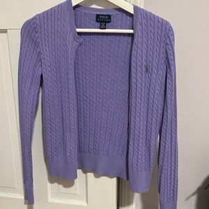 Polo by Ralph Lauren Women's Lavender Cardigan